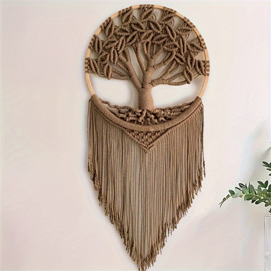 Home Textiles Discount - Árvore da vida macrame parede pendurado