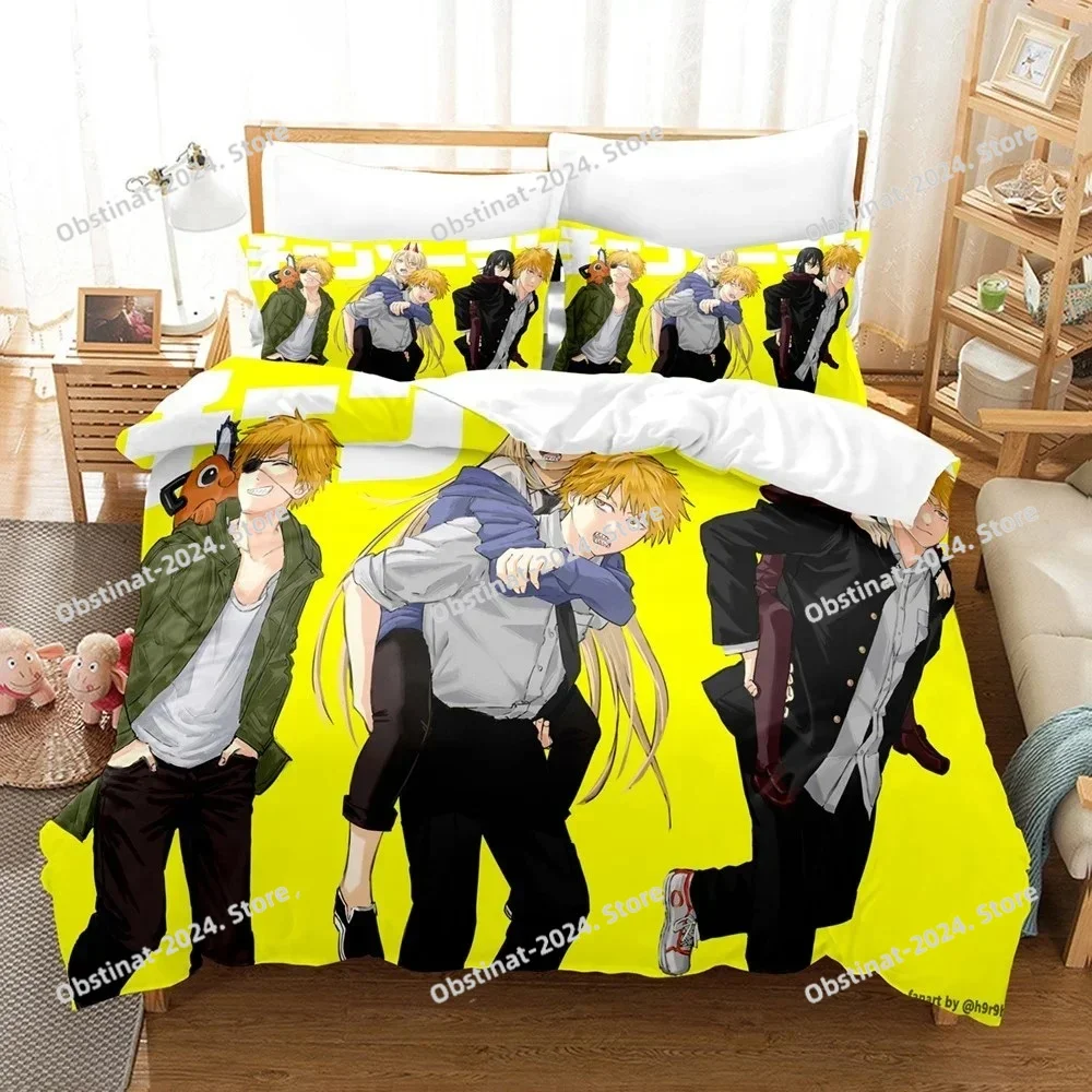 Home Textiles Bedding - Motosserra homem conjunto de cama capa