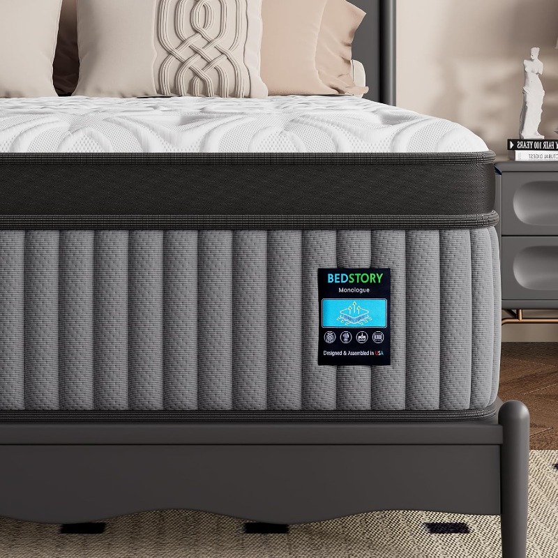 Memory Foam Topper - Colchão BedStory Deep Sleep Híbrido para