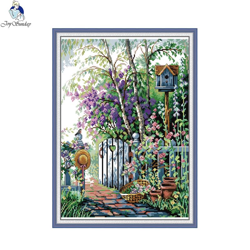Home Textiles Discount - Kit de Ponto Cruz Estampado e