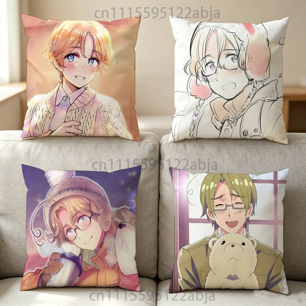 Home Textiles Canada - Capa de almofada Canada-a Hetalia-a 40x40cm,