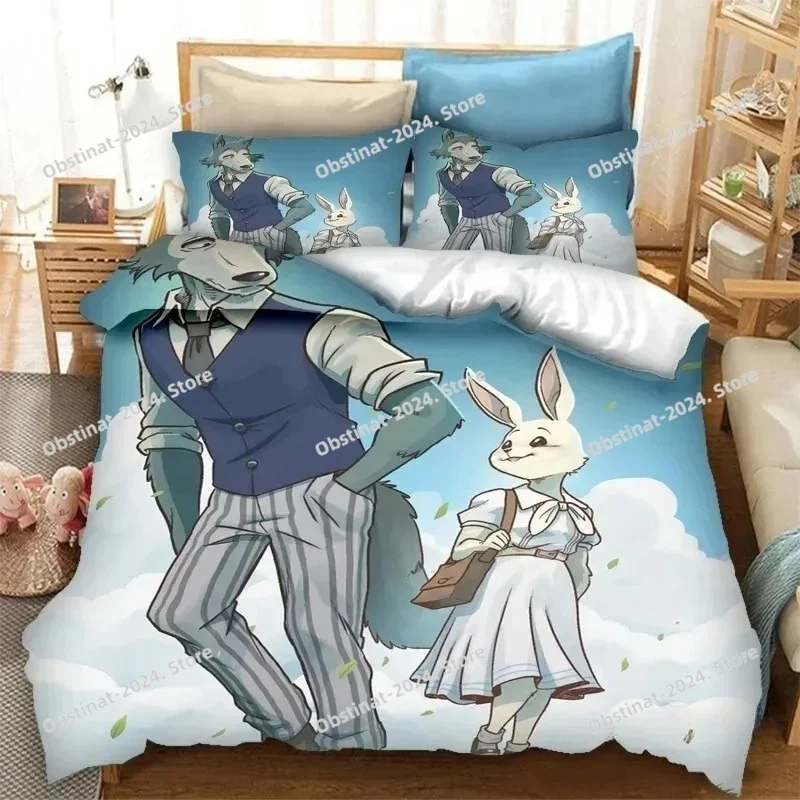 Home Textiles Bedding - Anime bestaars conjunto de cama impressão