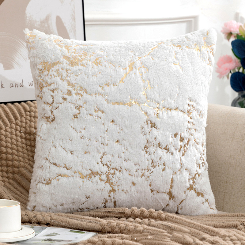 Pillow Cover 20X20 - Capa de almofada de pele dourada