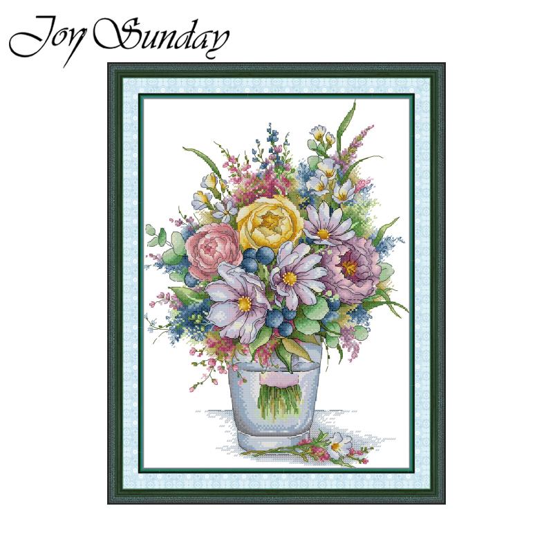 Joy domingo kit de ponto cruz  - Home Textiles Discount avaliação e preço
