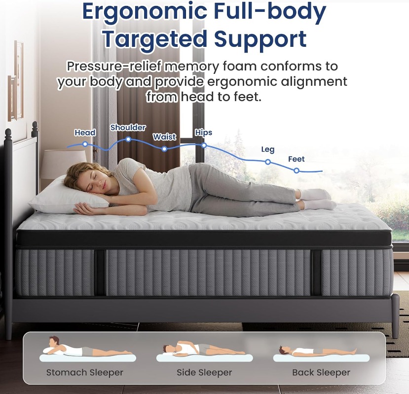 Colchão BedStory Deep Sleep Hí - Memory Foam Topper avaliação e preço
