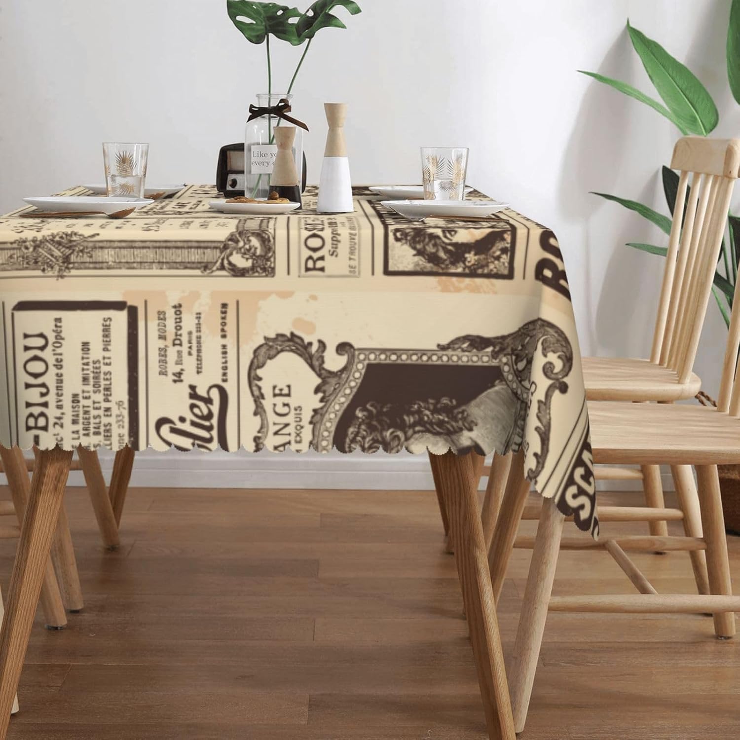 Toalha de Mesa Vintage com Est - Home Textiles News avaliação e preço