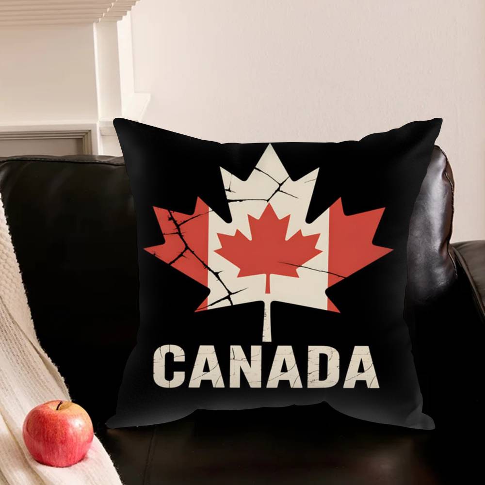 Fronha quadrada com bandeira d - Home Textiles Canada avaliação e preço