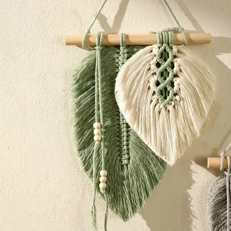 Pendurado na parede de folhas  - Home Textiles Discount avaliação e preço