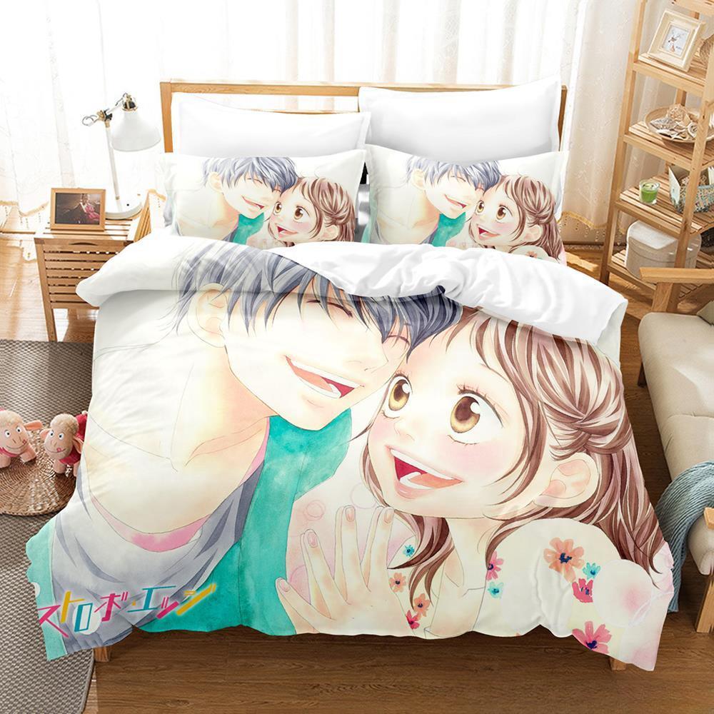 3d impressão anime ao haru pas - Home Textiles Bedding avaliação e preço