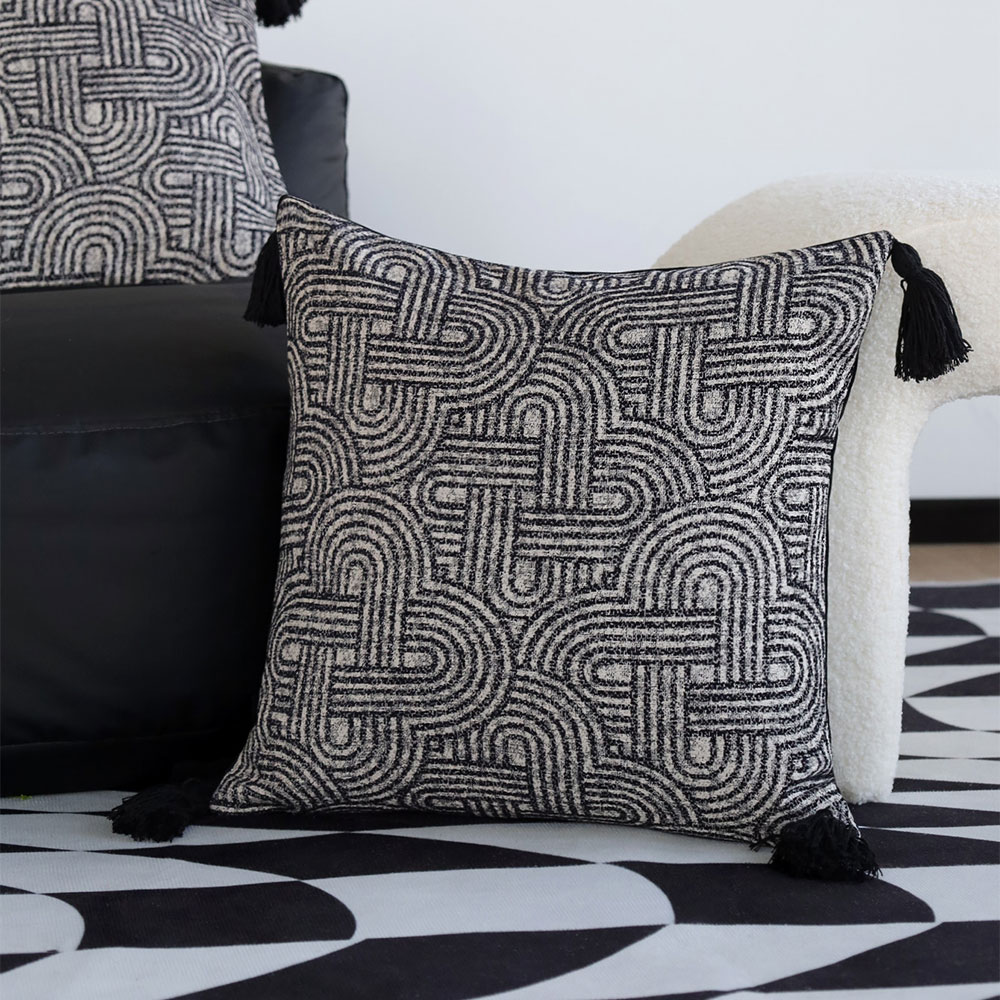 Capa de Almofada Geométrica Bo - Pillow Cover 20X20 avaliação e preço