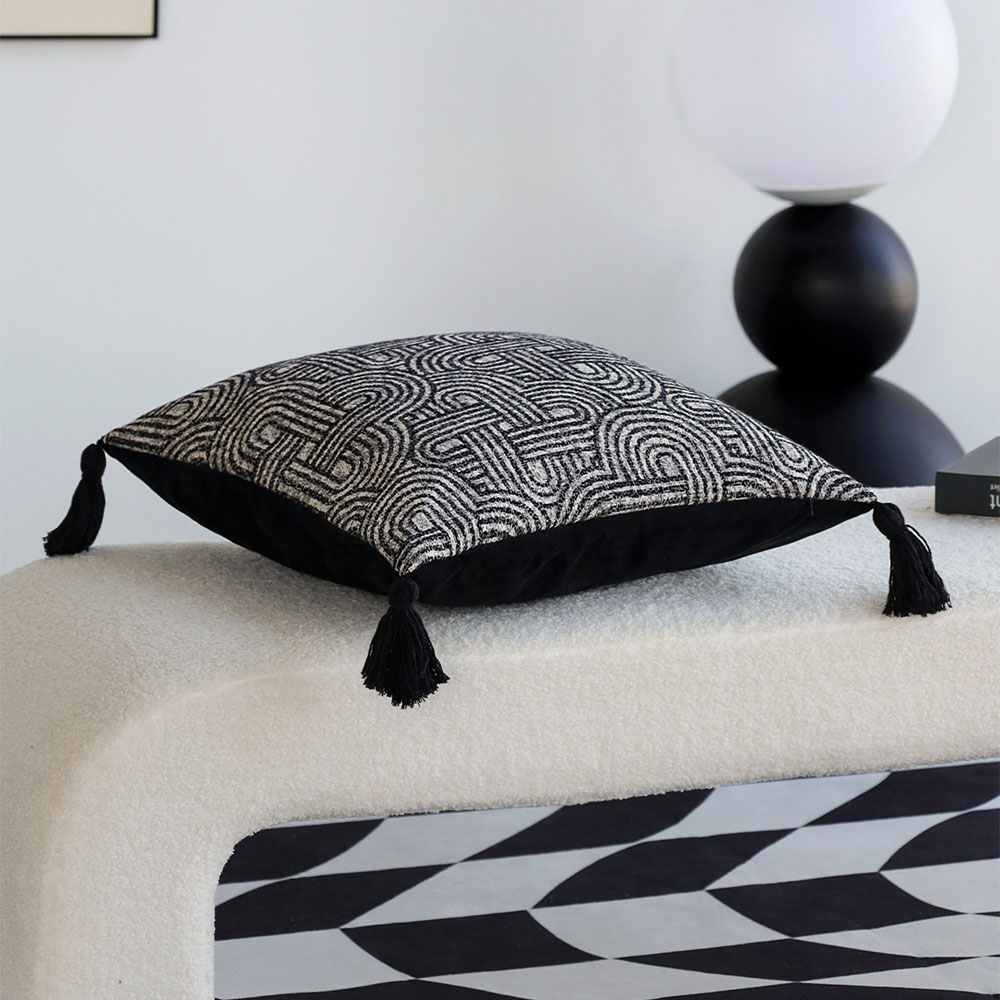 Capa de Almofada Geométrica Bo - Pillow Cover 20X20 avaliação e preço