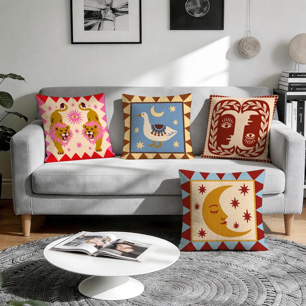 Capa de Almofada Divertida com - Pillow Cover 20X20 avaliação e preço