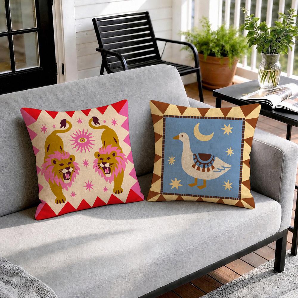 Capa de Almofada Divertida com - Pillow Cover 20X20 avaliação e preço