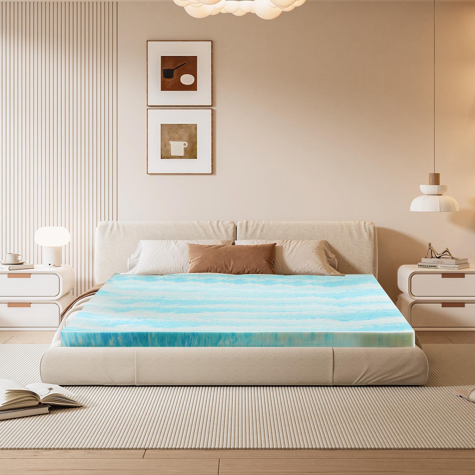 Colchão de Espuma Viscoelástic - Memory Foam Topper avaliação e preço
