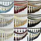 Grânulos borla franja afiação  - Home Textiles And Furnishing avaliação e preço