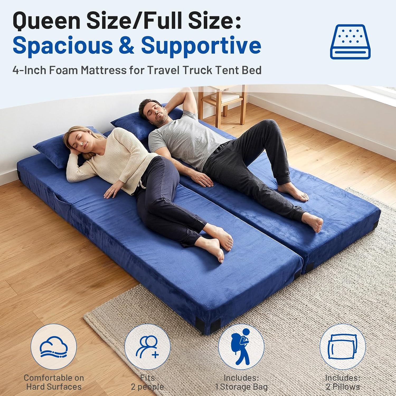 Colchão de Espuma Viscoelástic - Memory Foam Topper avaliação e preço