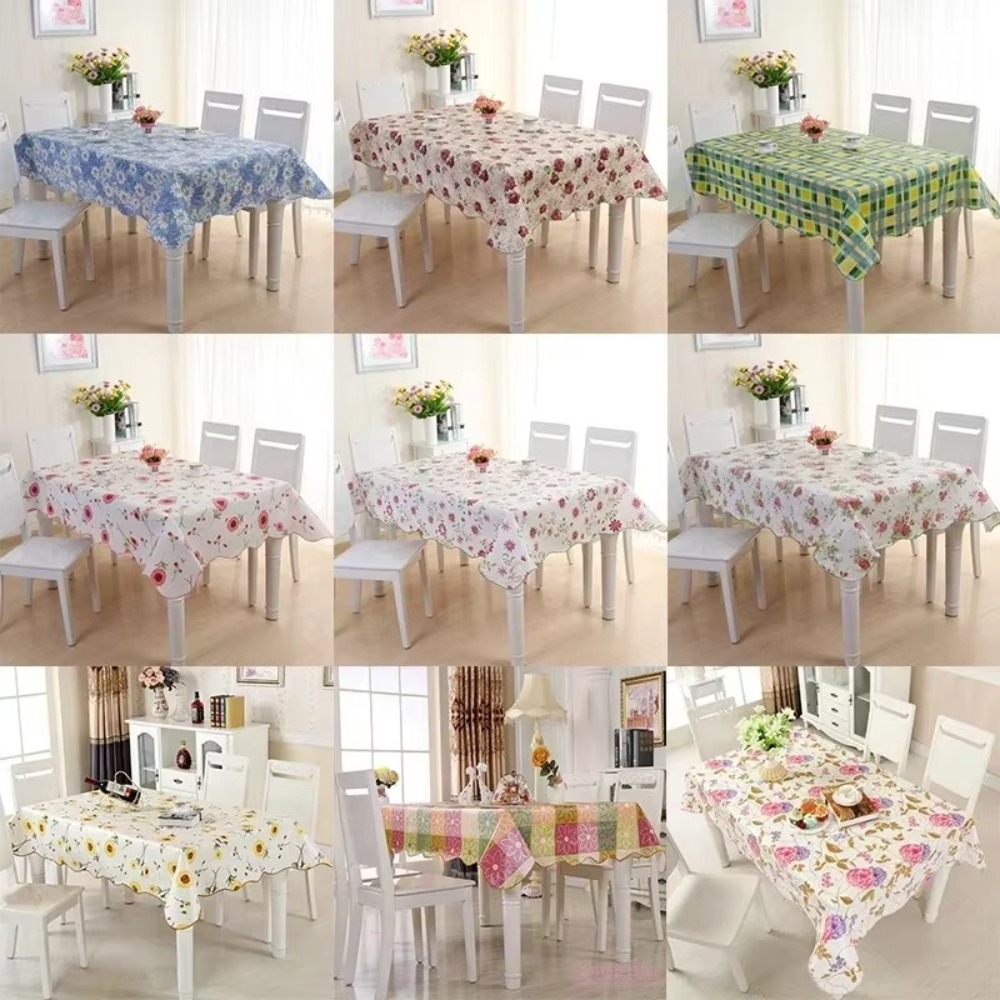 Toalha de mesa de pvc à prova  - Home Textiles Today News avaliação e preço