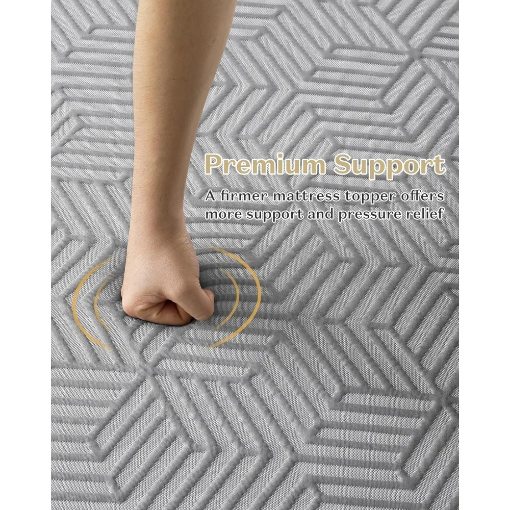 Colchão firme de tamanho compl - Memory Foam Topper avaliação e preço