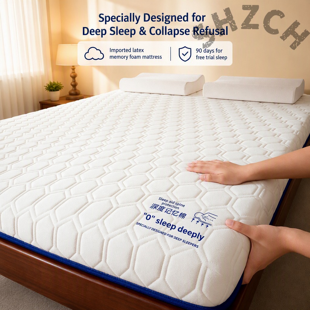 Colchão de Látex para Cama de  - Memory Foam Topper avaliação e preço