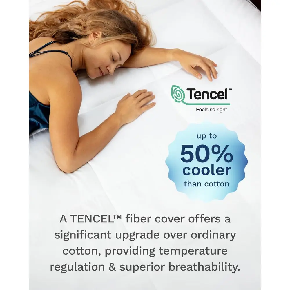 Protetor de Colchão Twin XL de - Memory Foam Topper avaliação e preço