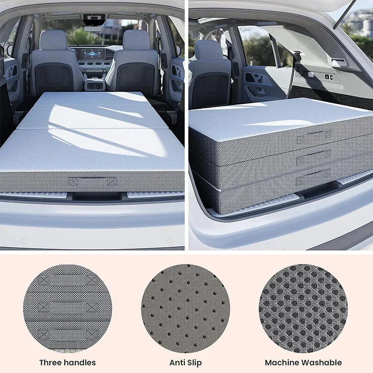 Colchão Portátil Dobrável de E - Memory Foam Topper avaliação e preço
