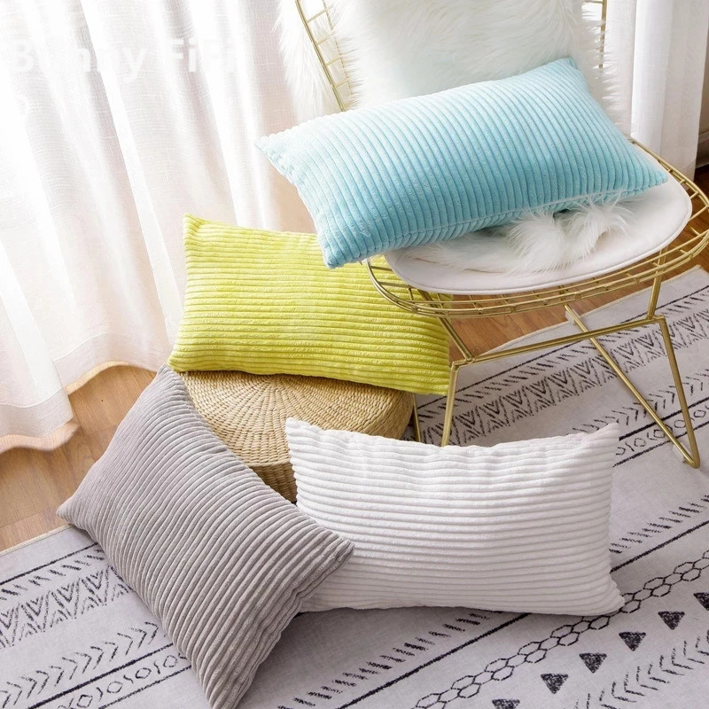 Capa de almofada listrada de v - Pillow Cover 20X20 avaliação e preço